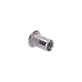 AISI304 nýtovací matice M6, rýhovaný dřík, L = 19,5 mm