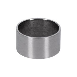 Spojka na trubku ø 42,4 mm, rovné zakončení pro madlo 40 × 40 mm, broušená nerez AISI 304