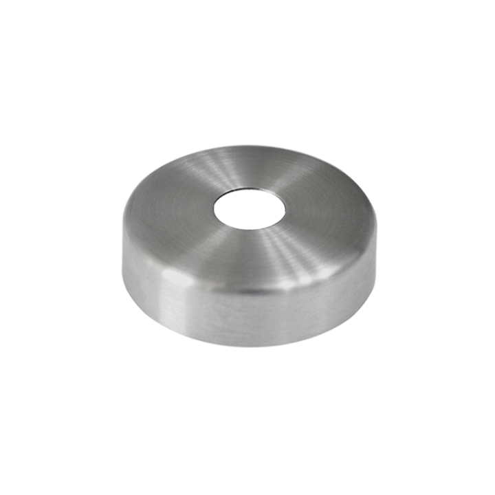 Kryt ø 45 mm na trubku ø 12 mm, broušená nerez AISI 304