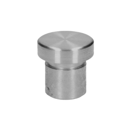 Ukončení na trubku ø 12 mm, plný materiál, AISI 304
