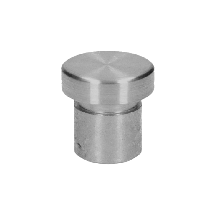 Ukončení na trubku ø 12 mm, plný materiál, AISI 304