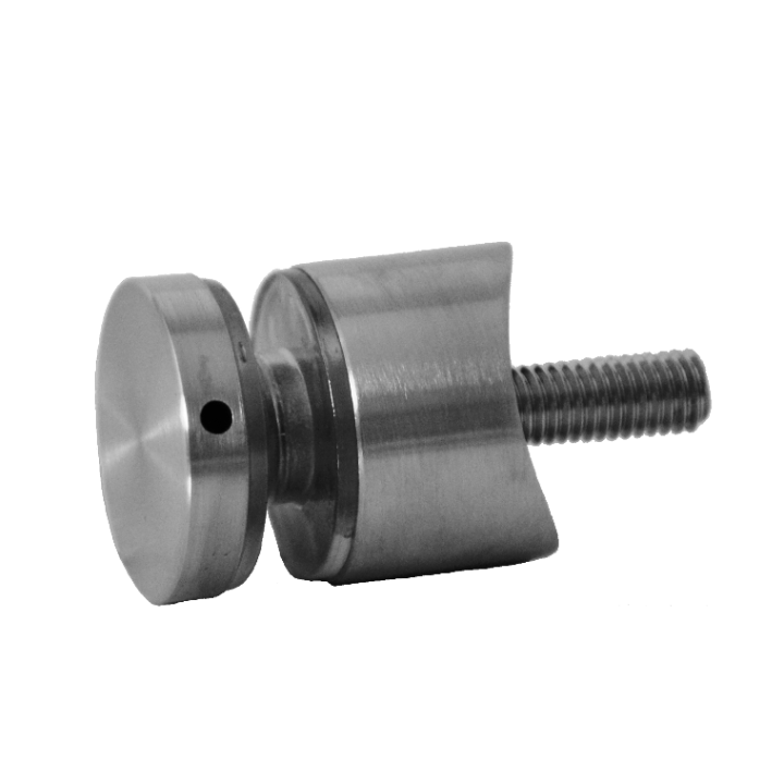 Svorka bodová, na ø 42,4 mm, sklo 6–12 mm, AISI 304