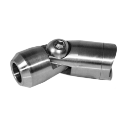 Držák tyče ø 12 mm s kloubem na trubku ø 42,4 mm, AISI 304