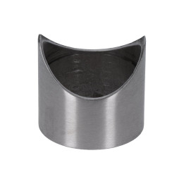 Spojka na trubku ø 42,4 mm, sedlový výřez pro madlo ø 42,4 mm, broušená nerez AISI 304