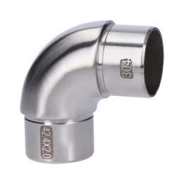 Spojka oblouková na trubku ø 42,4 mm, broušená AISI 304