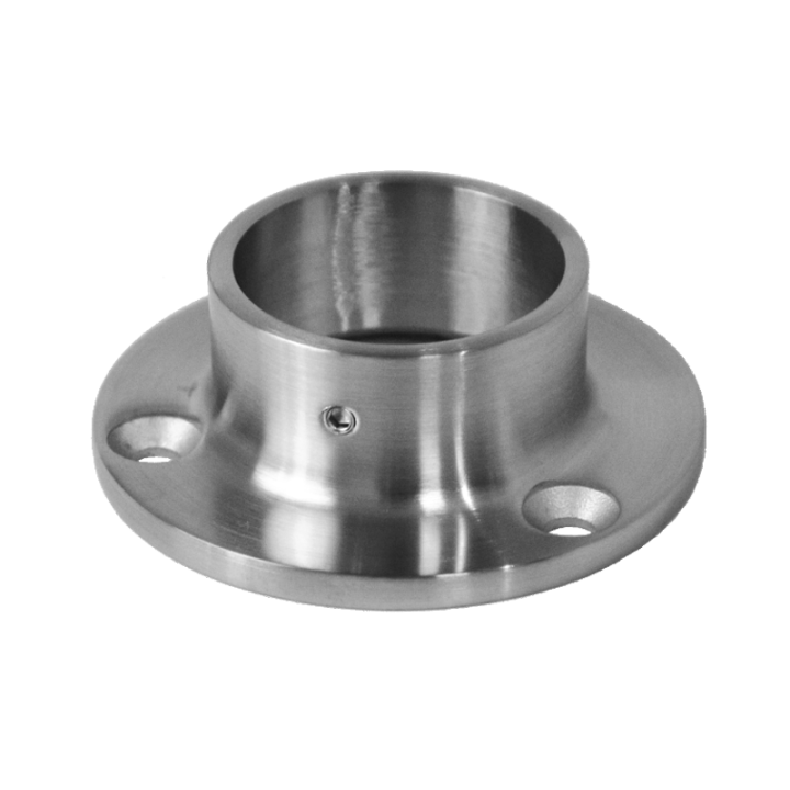 Příruba ø 80 mm na trubku ø 42,4 mm, broušená nerez AISI 304