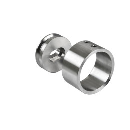 Kotvení boční na madlo ø 42,4 mm, broušená nerez AISI 304