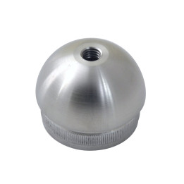 Spodek držáka madla ø 42,4 mm, závit M8, broušená AISI 304