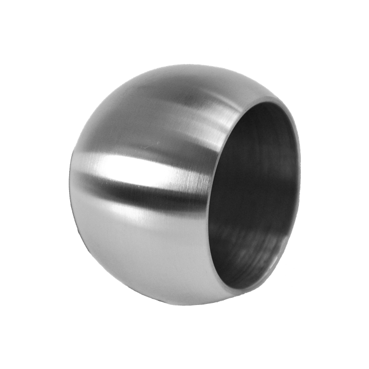 Ukončení na trubku ø 42,4 mm, broušená nerez AISI 304