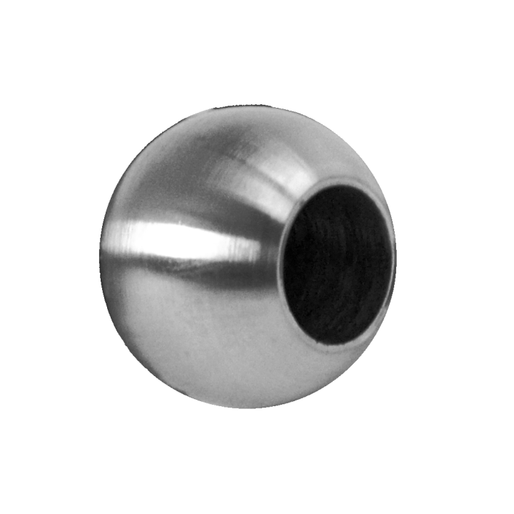 Koule koncová ø 20 mm na trubku ø 12 mm, broušená AISI 304