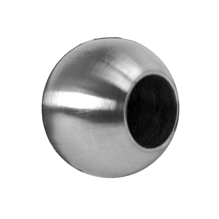 Koule koncová ø 25 mm na trubku ø 12 mm, broušená AISI 304