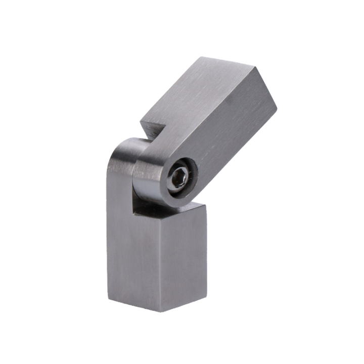 Spoj nastavitelný na tyč 12 x 12 mm, broušená nerez AISI 304
