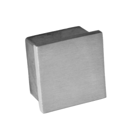 Ukončení na jekl 40 x 40 mm, broušená nerez AISI 304