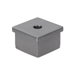 Ukončení na jekl 40 x 40 mm, broušená nerez AISI 304