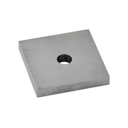 Podložka horní 40 x 40 x 6 mm, broušená nerez AISI 304