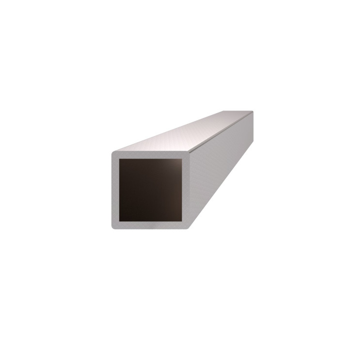 Profil 10 x 10 x 1 x 3000 mm, broušená nerez AISI 304