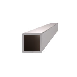 Profil 12 x 12 x 1 x 3000 mm, broušená nerez AISI 304