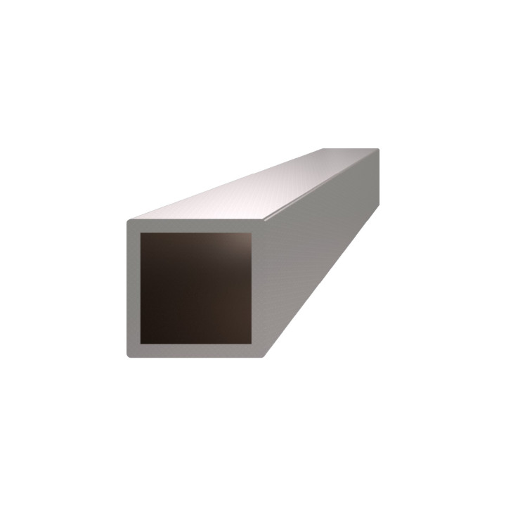 Profil 15 x 15 x 1,5 x 6000 mm, broušená nerez AISI 304