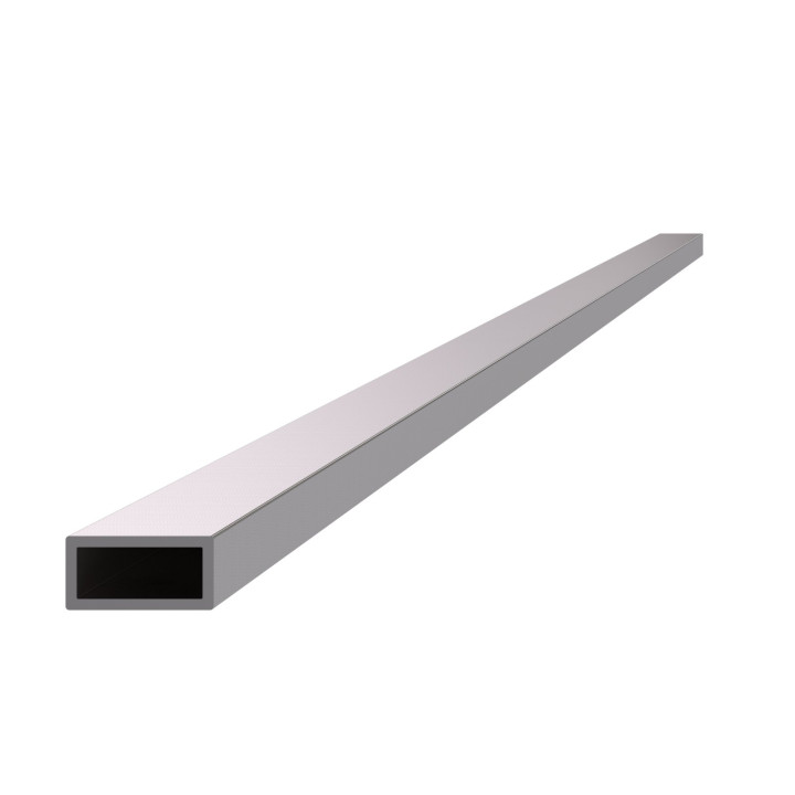 Profil 20 x 10 x 1,5 x 6000 mm, broušená nerez AISI 304