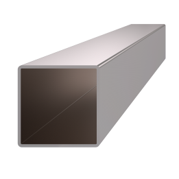 Profil 40 x 40 x 2 x 1000 mm, broušená nerez AISI 304