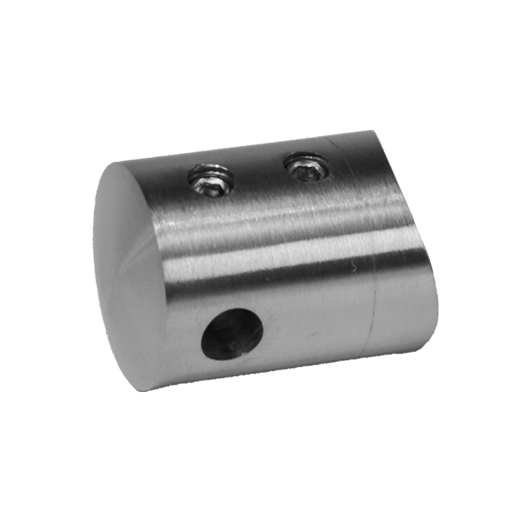 Držák lanka ø 5 mm na trubku ø 42,4 mm, broušená AISI 304