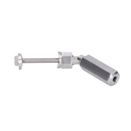 Úchyt pro lanko ø 4 mm pro  ø 42,4 mm, broušená AISI 304