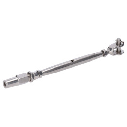 Šponovák pro lanko ø 3 mm, závit M6/LH6, broušená AISI 304