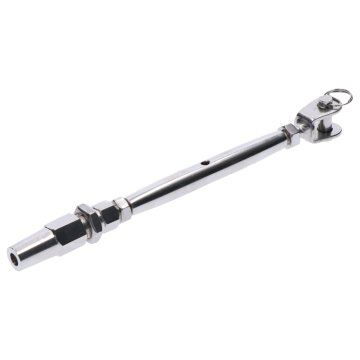 Úchyt, šponovák pro nerezové lanko ø 5 mm, AISI 304