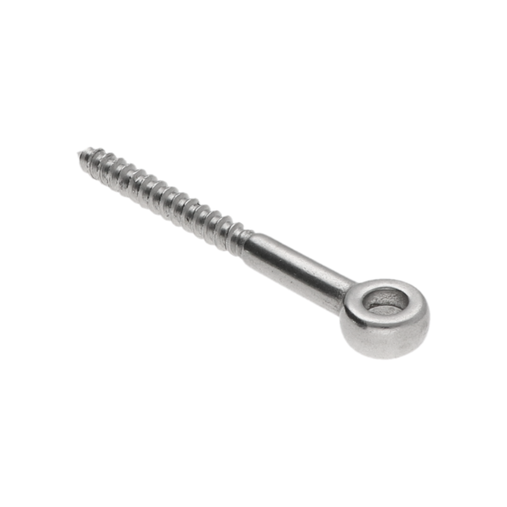Úchyt pro držák lanka, oko 6,3 mm, nerez AISI 304