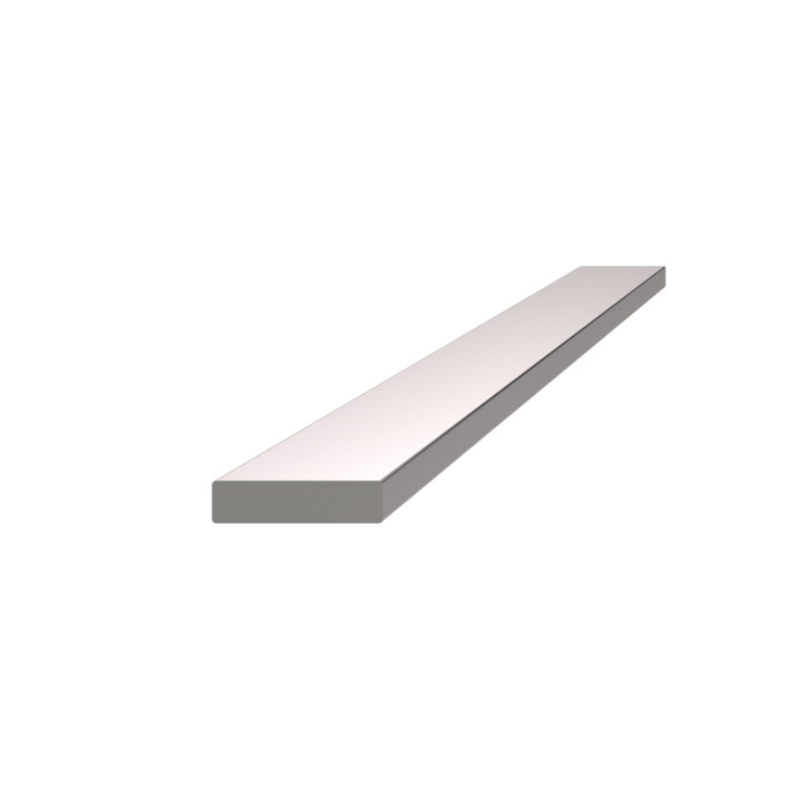 Plochá tyč 20 x 5 x 3000 mm, broušená nerez AISI 304