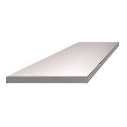 Plochá tyč 60 x 5 x 6000 mm, broušená nerez AISI 304
