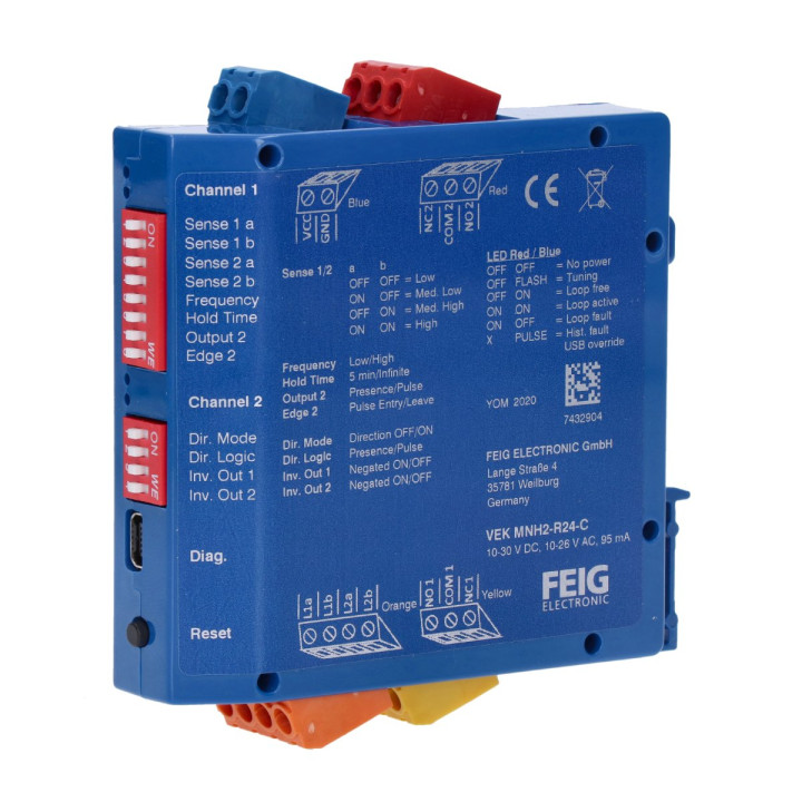 Indukční detektor kovu LP22 24V (2-smyčkový)