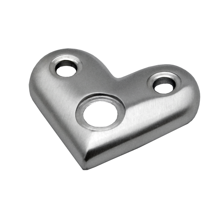 Nadpojovací deska na trubku ø 42,4 mm, broušená AISI 316