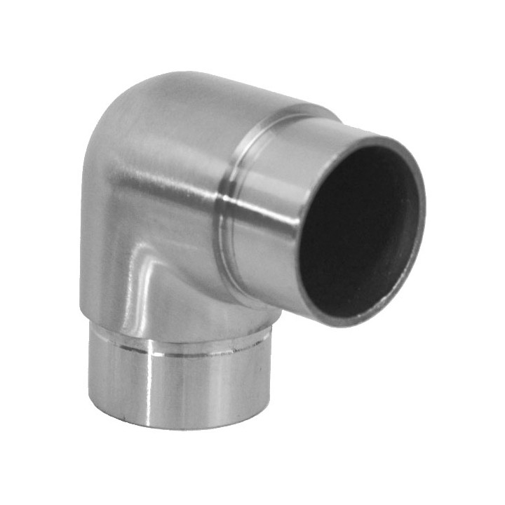 Spojka rohová na trubku ø 42,4 mm, broušená AISI 316