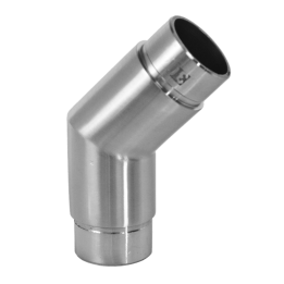 Spojka rohová 45° na trubku ø 42,4 mm, broušená AISI 316