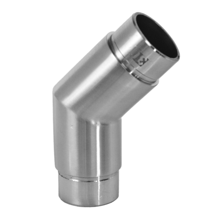 Spojka rohová 45° na trubku ø 42,4 mm, broušená AISI 316
