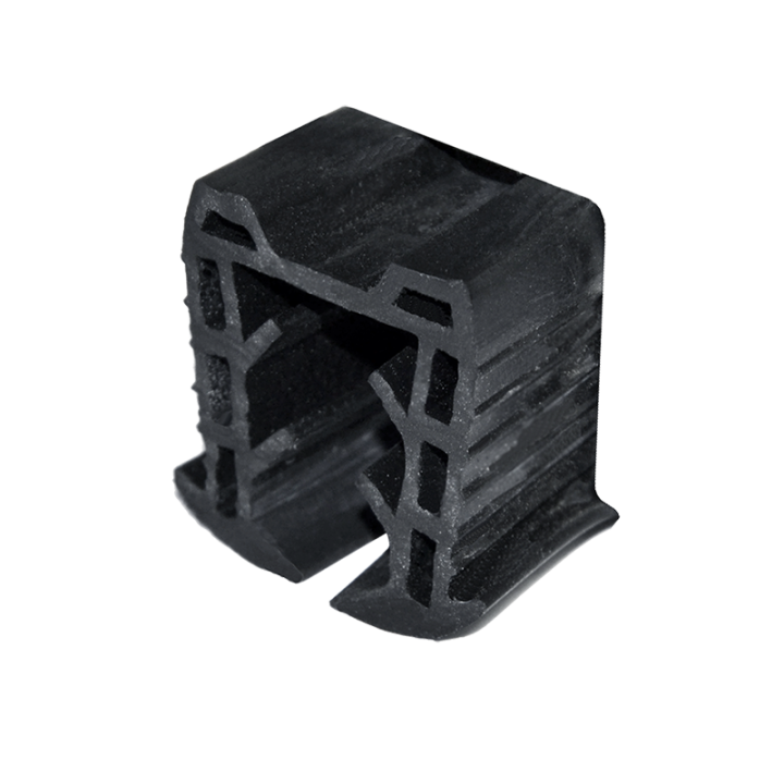 Gumové těsnění pro madlo 24 x 24 mm, sklo 12 - 12,76 mm