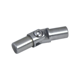 Spoj s kloubem (0-100°), na trubku ø 12 mm, leštěná AISI 304