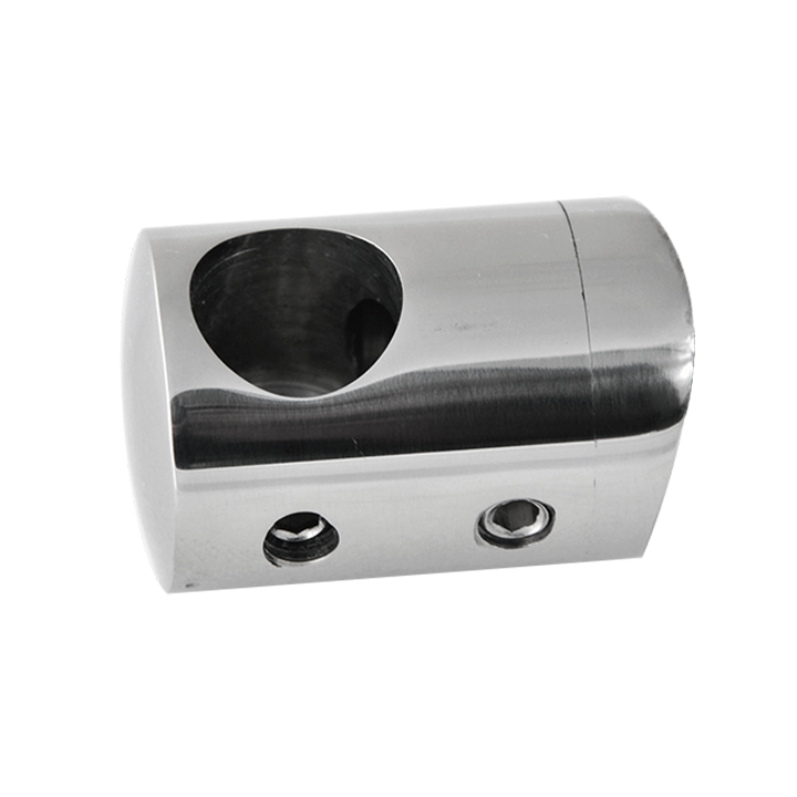 Držák tyče ø 12 mm (P) na trubku ø 42,4 mm, AISI 304