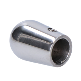 Ukončení ø 20 mm na trubku ø 12 mm, leštěná nerez AISI 304