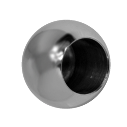 Koule koncová ø 20 mm na trubku ø 12 mm, leštěná AISI 304