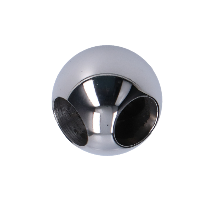 Koule rohová ø 25 mm na trubku ø 12 mm, leštěná AISI 304