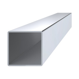 Profil 40 x 40 x 2 x 6000 mm, leštěná nerez AISI 304