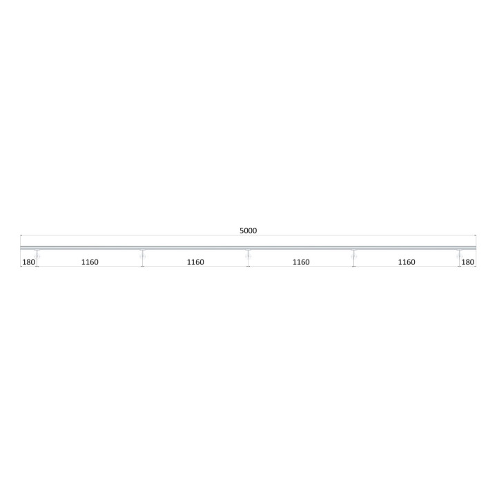 Madlo ø 42.4mm, L-5000mm, leštěná nerez AISI304