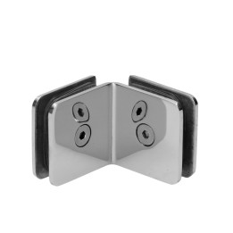 Svorka skla mezi skla 90°, sklo 8 - 10 mm, AISI 304