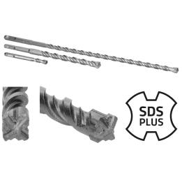 Vrták SDS PLUS čtyřbřitý 6 x 260 mm