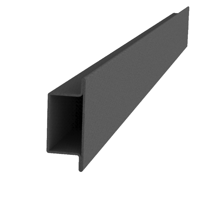 Uzavřený profil T 55 x 34 x 25 x 2 x 3000 mm, S235, hladký