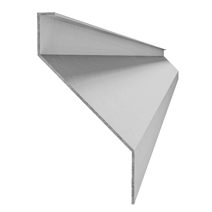 Z profil lamela 23 x 60 x 25 x 1,5 x 3000 mm, pozink
