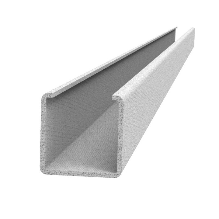 U-profil krycí 35 x 35 x 2 x 3000 mm, žárově zinkovaný