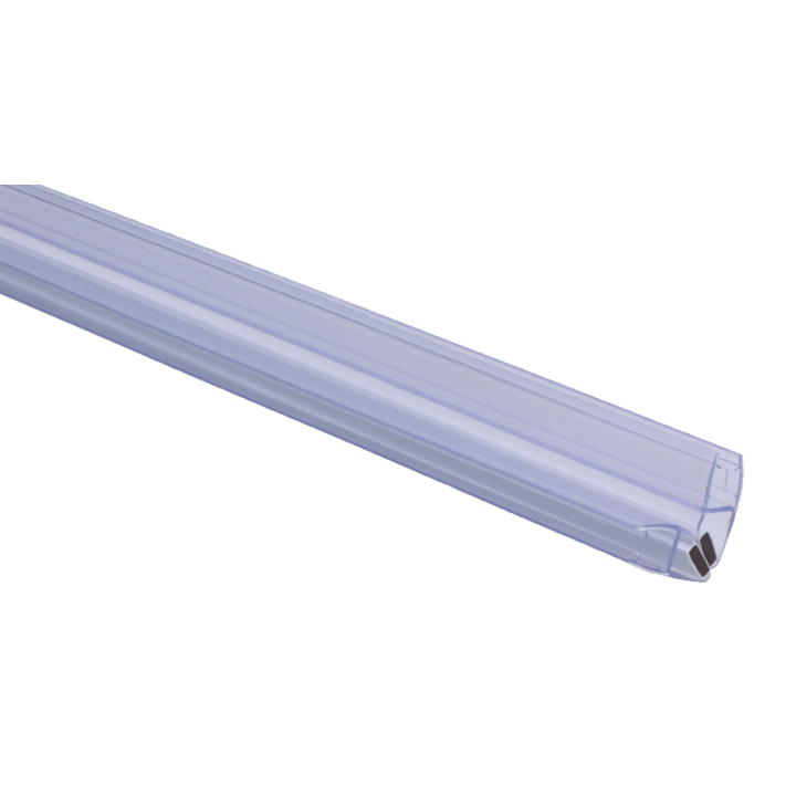 Plastová magnetická těsnění, sklo 6 mm, 90°, L = 2200 mm